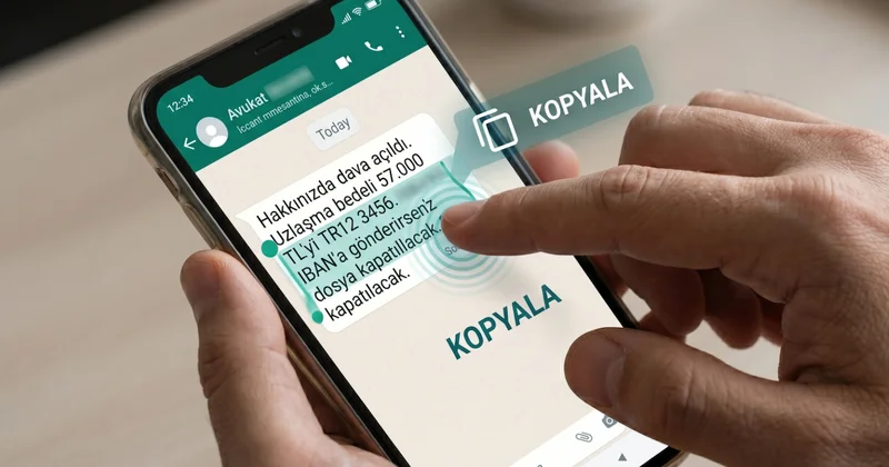 WhatsApp tan gelen IBAN ı kopyalayıp para gönderenler yandı Sözcü Gazetesi