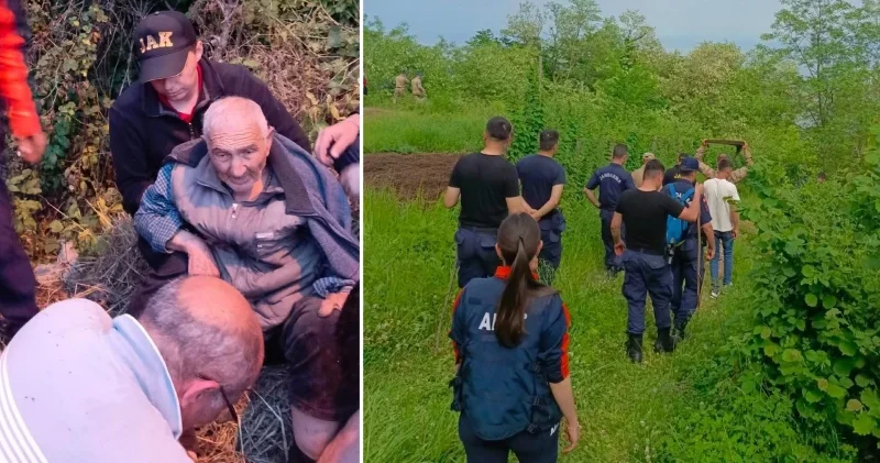Ordu da kaybolan yaşlı adam ekipler tarafından bulundu Ordu Haberleri