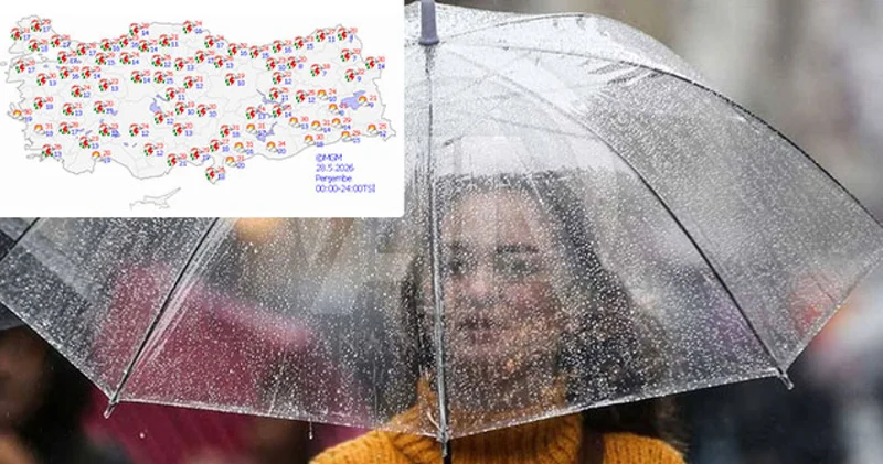 Son dakika haberi: Hava durumu İstanbul 6 bölgede sağanak! 15 kent için sarı alarm