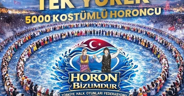 Zonguldak tan Guinnes rekoruna büyük destek; 5 bin kişi aynı anda horon tepecek Zonguldak Haberleri