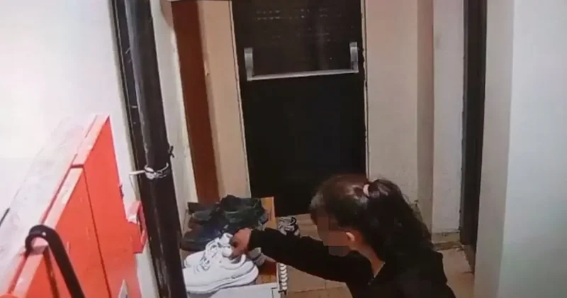 Eskişehir’de bayramlık ayakkabılar böyle çalındı