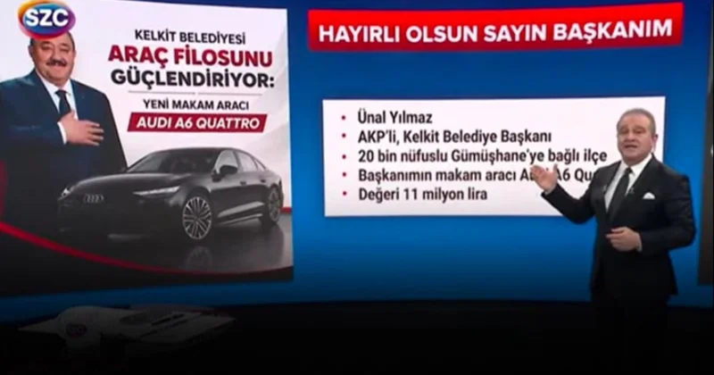 20 bin nüfuslu ilçeye 11 milyonluk makam aracı Sözcü Gazetesi