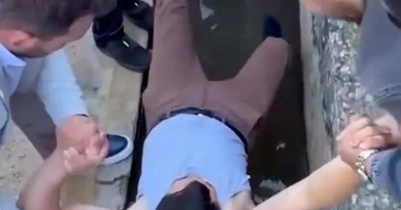 Bayram namazına gelmeyenleri buz gibi suya attılar