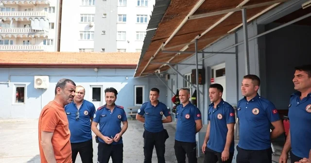 Başkan Çavuşoğlu ndan bayram mesaisindeki personele ve hastalara ziyaret Denizli Haberleri