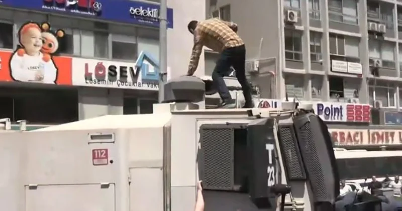 TOMA ya zarar veren şüpheli tutuklandı Son dakika haberleri