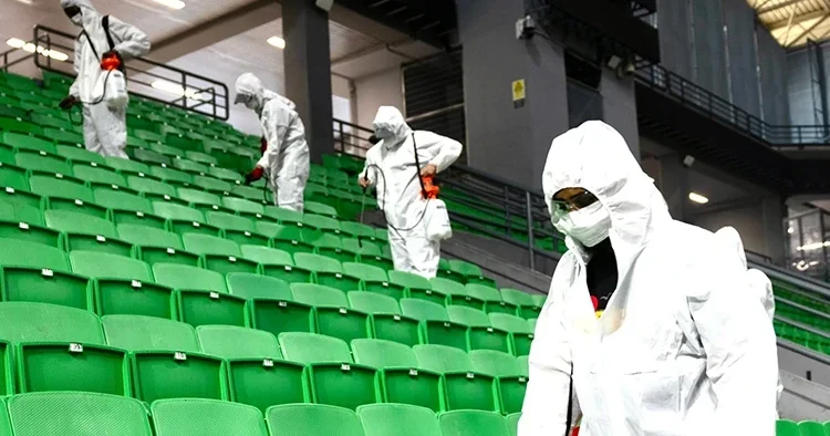 Panathinaikos Final Four un ardından OAKA yı dezenfekte etti!