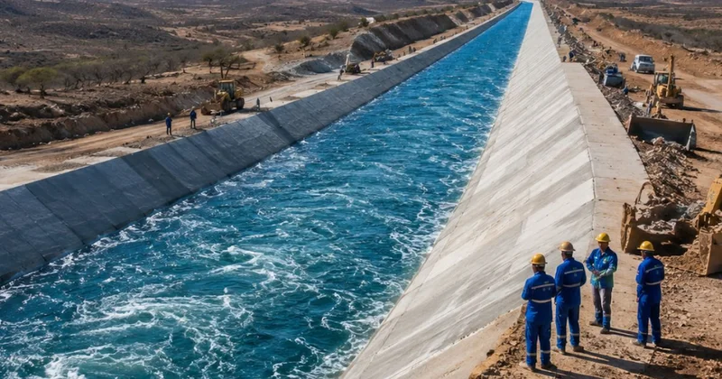 145 kilometre uzunluğunda yapay nehir inşa edildi: 24 noktaya su verilecek Sözcü Gazetesi