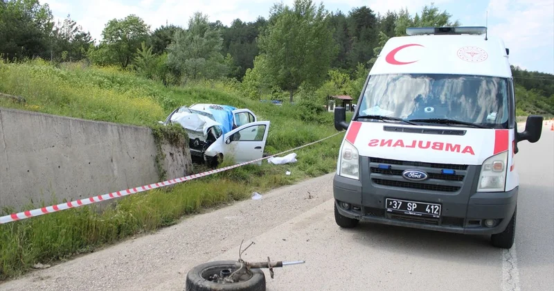 Kastamonu da feci kaza: 3 ölü, 1 ağır yaralı