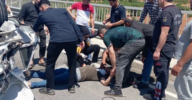 Şanlıurfa da kurban kesimi sonrası kaza: 5 yaralı Şanlıurfa Haberleri