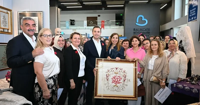 BALMEK kursiyerlerinin el emeği ürünleri sergilendi