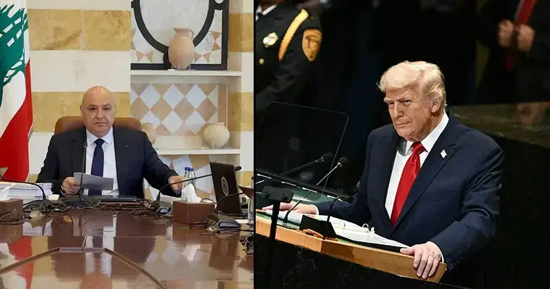 Lübnan Cumhurbaşkanı Avn ile ABD Başkanı Trump, telefonda görüştü