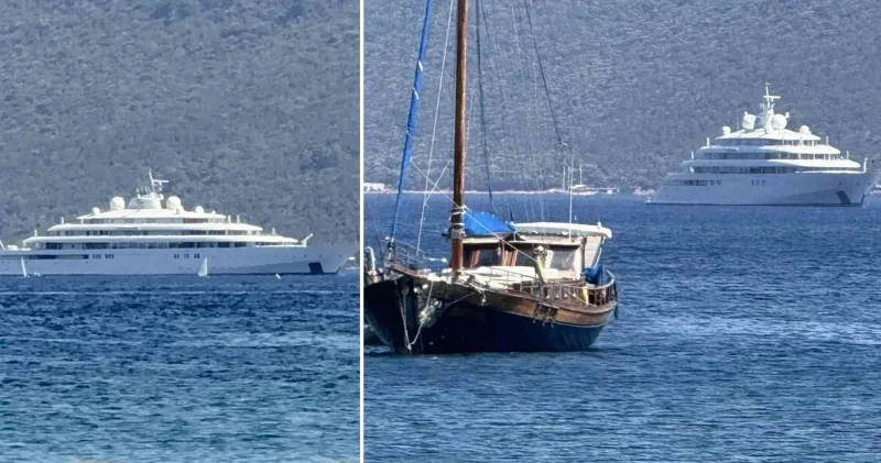 Dünyada 38 inci sırada: Dev süper yat Muğla açıklarına demirledi Muğla Haberleri