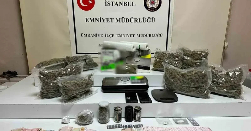 Ümraniye’de zula evi operasyonu: 4 kilo uyuşturucu madde ele geçirildi
