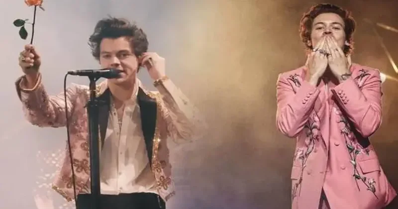Harry Styles hayranlarını korkuttu! Sahnede boğulma tehlikesi atlattı