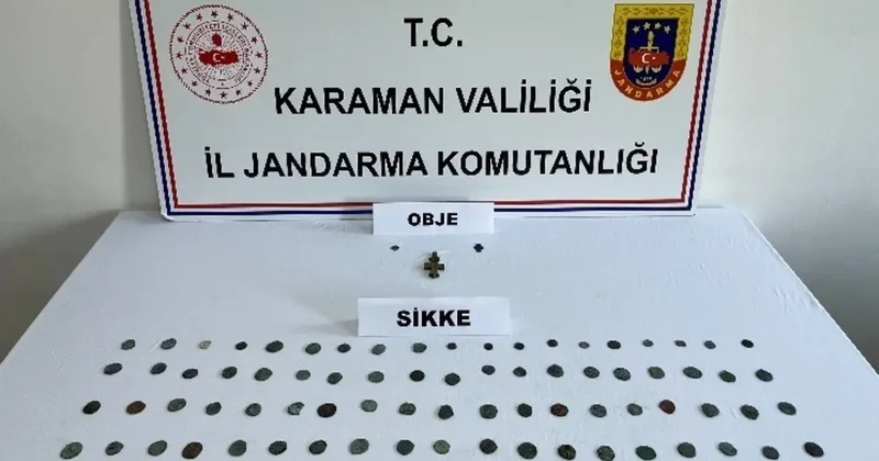 Karaman’da tarihi eser ele geçirildi: 7 tutuklama