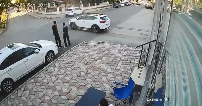 Kazaya sebebiyet veren cip, bir şey olmamış gibi olay yerinden uzaklaştı