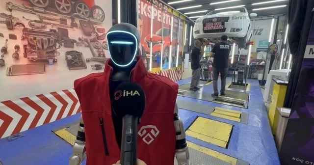 Oto ekspertiz firmasının zam isteyen robotu Robot Koç un zam talebi kamerada: Usta haftalığıma zam yaparsa daha mutlu olurum Ekspertiz merkezinde yeni personel: Robot Koç, araç kontrollerinde iş başında Kocaeli Haberleri Habertürk Yerel Haberler