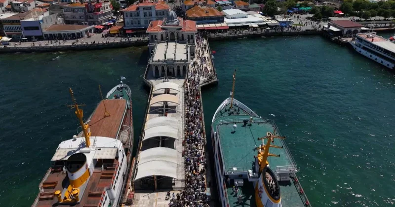 Büyükada ya ziyaretçi akını