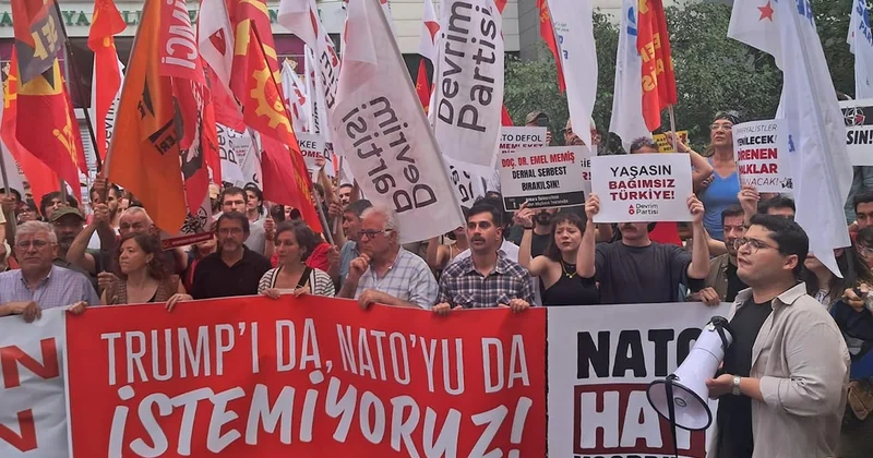 Zirve öncesi yurttaşlar sokağa çıktı: ‘NATO dan çıkılsın, üsler kapatılsın Sözcü Gazetesi