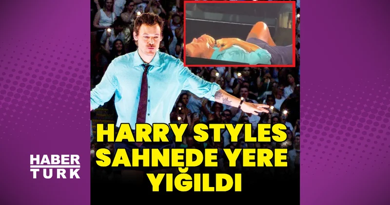 Harry Styles, sahnede yere yığıldı Magazin haberleri