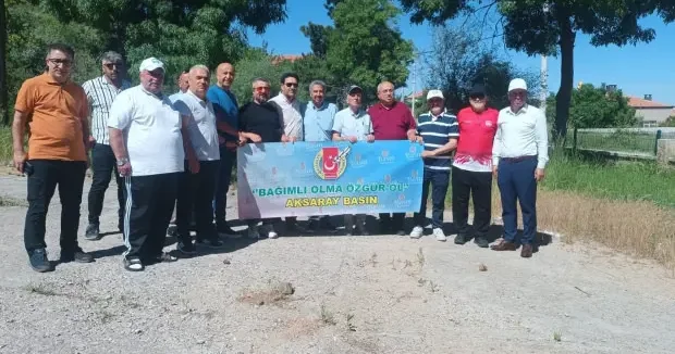 Aksaray haberleri Aksaray da gazetecilerden uyuşturucuya karışı farkındalık etkinliği 28 Haziran 2026