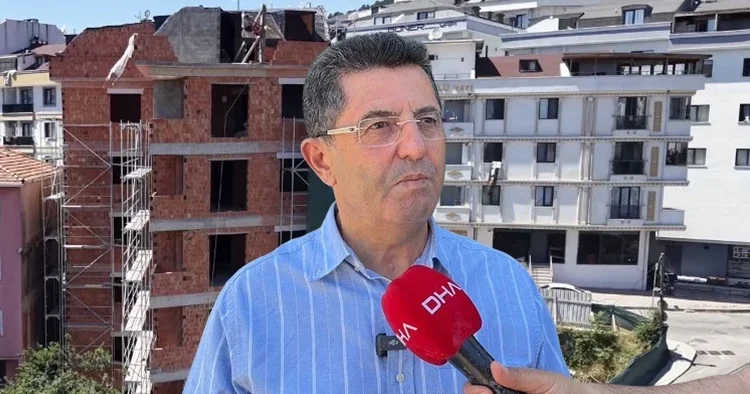 İstanbul daki bina sosyal medyanın gündeminde Belediye başkanı yerinde inceledi, iddiaların sebebini anlattı
