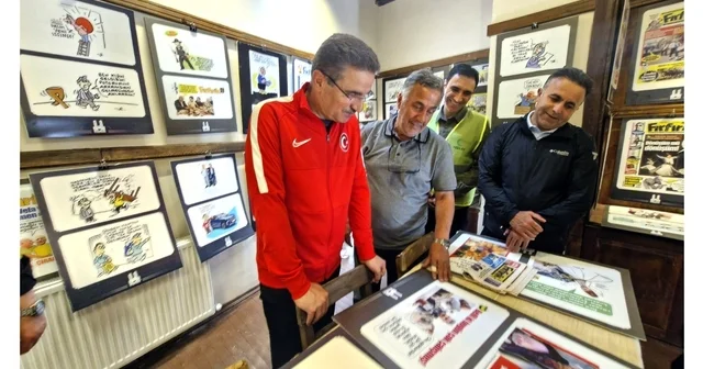Erzurum Valisi Baruş, Karikatür Atölyesi ziyaretinde açıkladı: İnsanları güldürebilmek çok kıymetli Erzurum Haberleri Habertürk Yerel Haberler