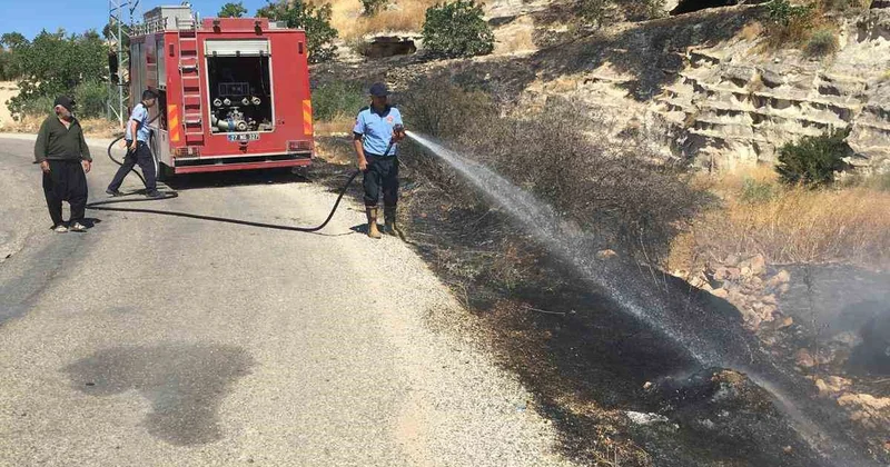 Nizip te fıstık tarlası yangını: Bir kişi ölü bulundu