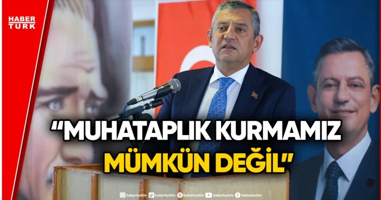 Özgür Özel den CHP Yönetimine Eleştiri! Seçilmemişler Tarafından Yönetiliyor
