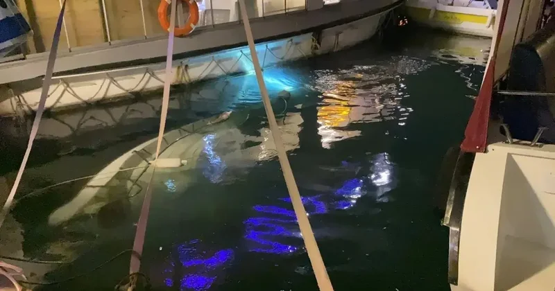 Sinop’ta tekne sulara gömüldü