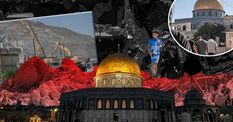 İsrailliler Mescid i Aksa yı hedef aldı: Peş peşe çirkin provokasyonlar! Batı Şeria da işgalin ayak sesleri
