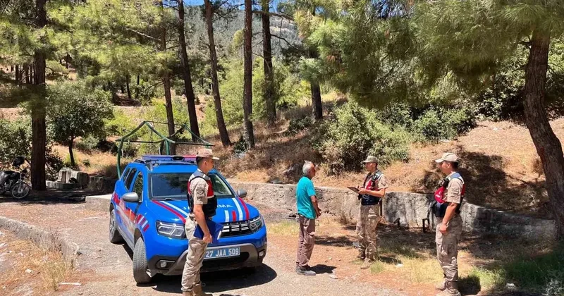 Jandarmadan orman yangınlarına karşı dron destekli devriye