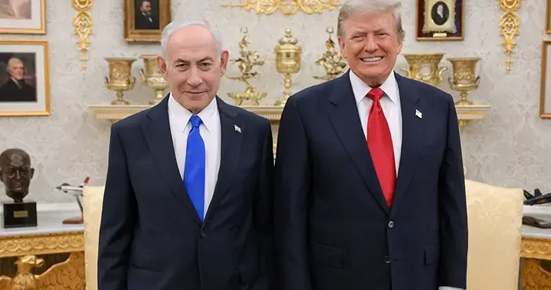 Trump, Netanyahu ile Beyaz Saray da bir araya geldi