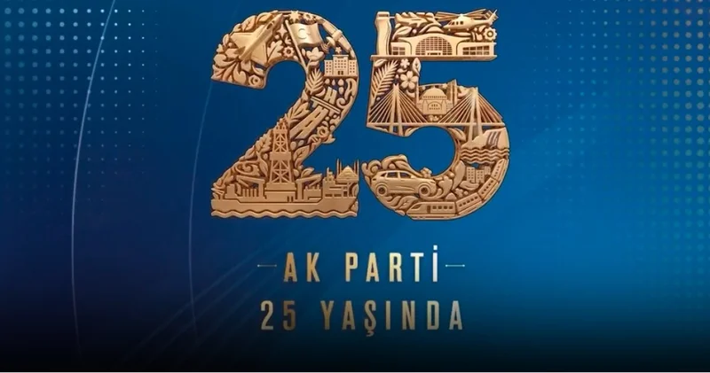 AK Parti nin 25. kuruluş yıldönümüne özel hazırlanan logo paylaşıldı Son dakika haberleri