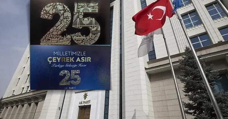 AK Parti den 25. yıla özel logo çalışması! Çeyrek asırlık yolculuk, çağ atlatan projeler...