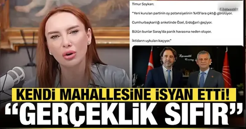Bahar Feyzan muhalif medyaya Boş keseden sallamayı bırakın dedi...