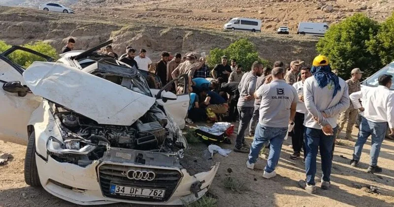 4 ağır yaralı! Otomobil şarampole devrildi Son dakika haberleri