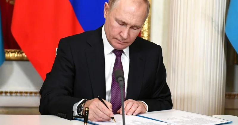 Rusya dan çarpıcı hamle! Putin resmen imzaladı