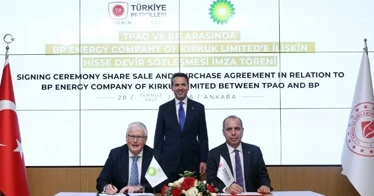 Türkiye Petrolleri Kerkük’te... TPAO, BP nin Kerkük merkezli şirketinin yüzde 15 hissesini satın aldı