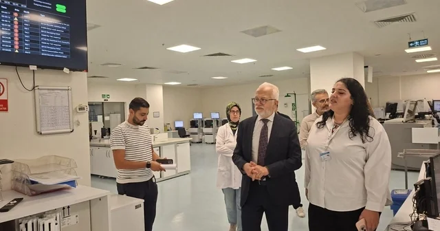 Eskişehir Şehir Hastanesi nde laboratuvar hizmetleri yerinde incelendi Eskişehir Haberleri Habertürk Yerel Haberler