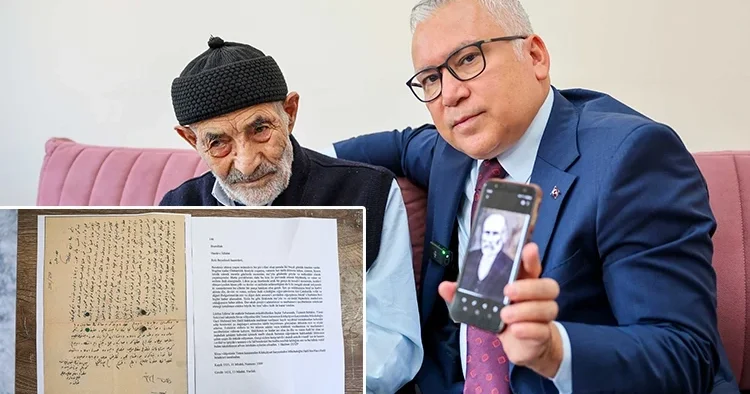 Sivas ta 113 yıllık savaş mektubu, gazinin 103 yaşındaki oğluna ulaştı
