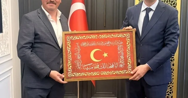 AK Parti Edremit İlçe Teşkilatı ndan Kaymakam Engin e ziyaret Balıkesir Haberleri Habertürk Yerel Haberler