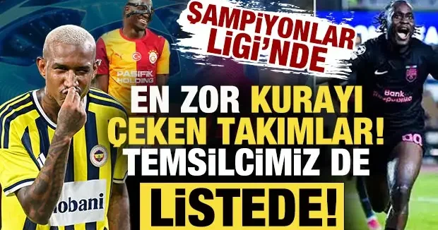 Şampiyonlar Ligi nde en zor kurayı çeken takımları duyurdular! Temsilcimiz de listede