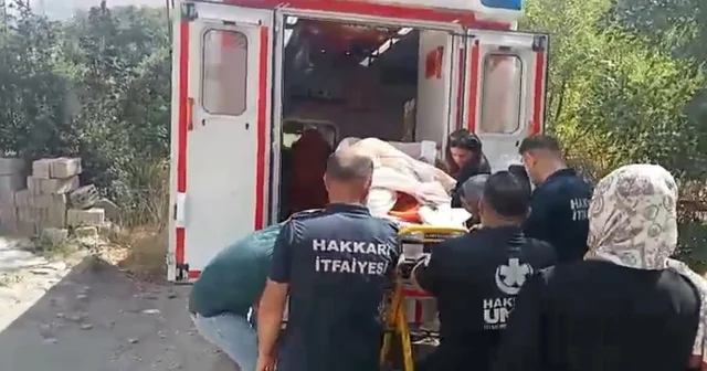 140 kiloluk hasta için itfaiye ekipleri seferber oldu Hakkari Haberleri Habertürk Yerel Haberler