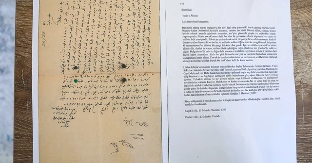 Savaş dönemine ait 113 yıllık emanet mektuplar sahiplerine teslim edildi Sivas Haberleri Habertürk Yerel Haberler