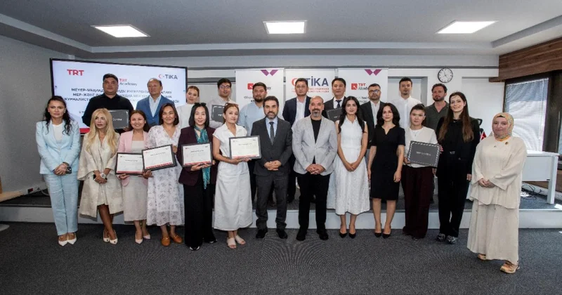 Kazakistanlı medya profesyonelleri TRT Akademi eğitiminde buluştu
