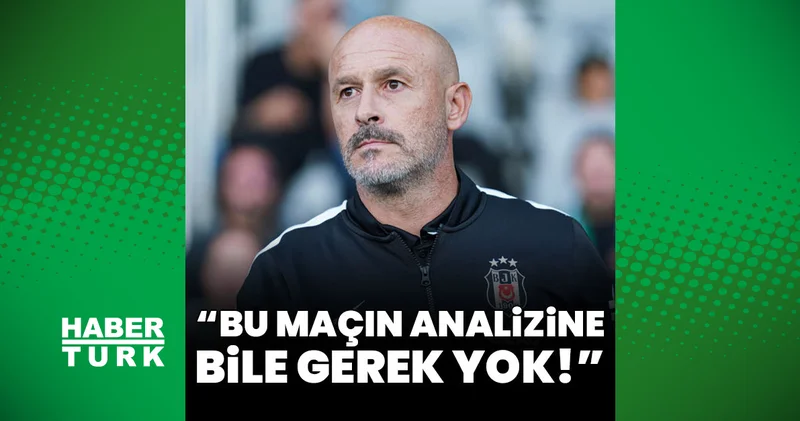 Kauno Zalgiris maçı sonrası Beşiktaş Teknik Direktörü Vincenzo Italiano: Bu maçın analizine bile gerek yok!