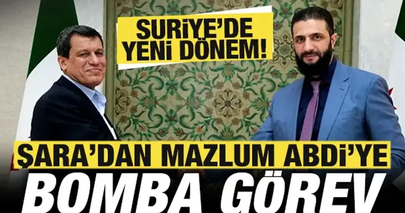 Suriye de yeni dönem! Şara resmen atadı: Mazlum Abdi nin görevi belli oldu