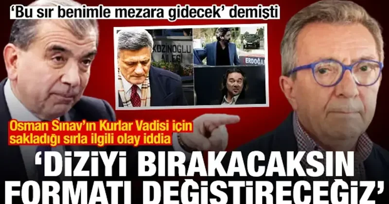 Osman Sınav ı Enver Altaylı mı tehdit etti? Diziyi bırakacaksın, formatı değiştireceğiz