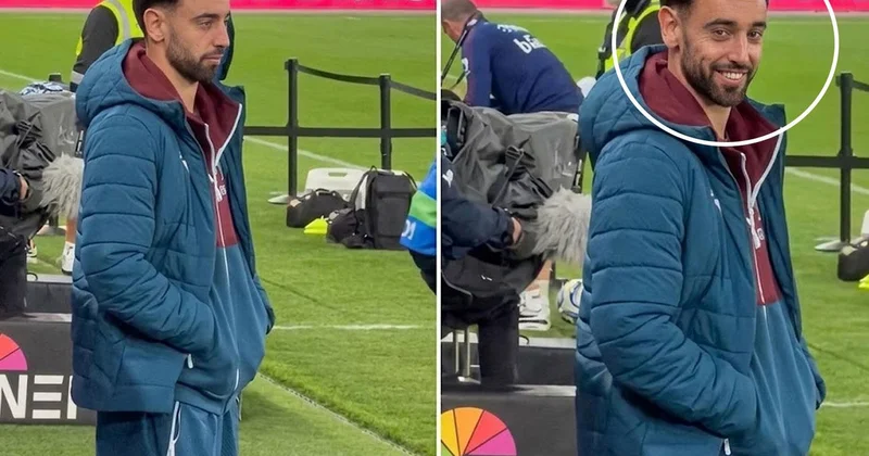 Bruno Fernandes ten Galatasaraylıları heyecanlandıran gülümseme